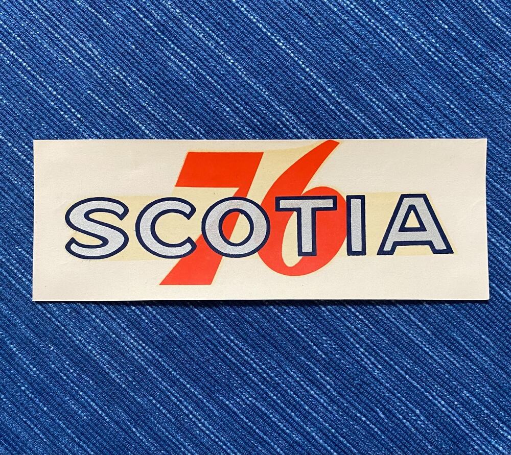 Vintage Union 76 Oil Scotia California Water Decal Gas Station Travel Souvenir